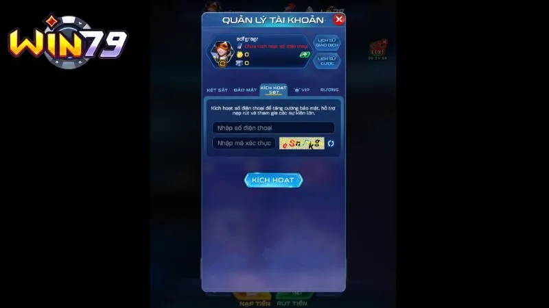 xac minh acc win79